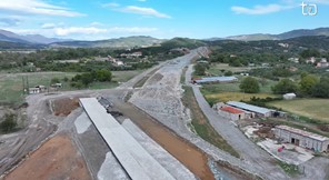 Bόρειο τμήμα Ε65: Eσπασε το “φράγμα” του 75% η πρόοδος των έργων